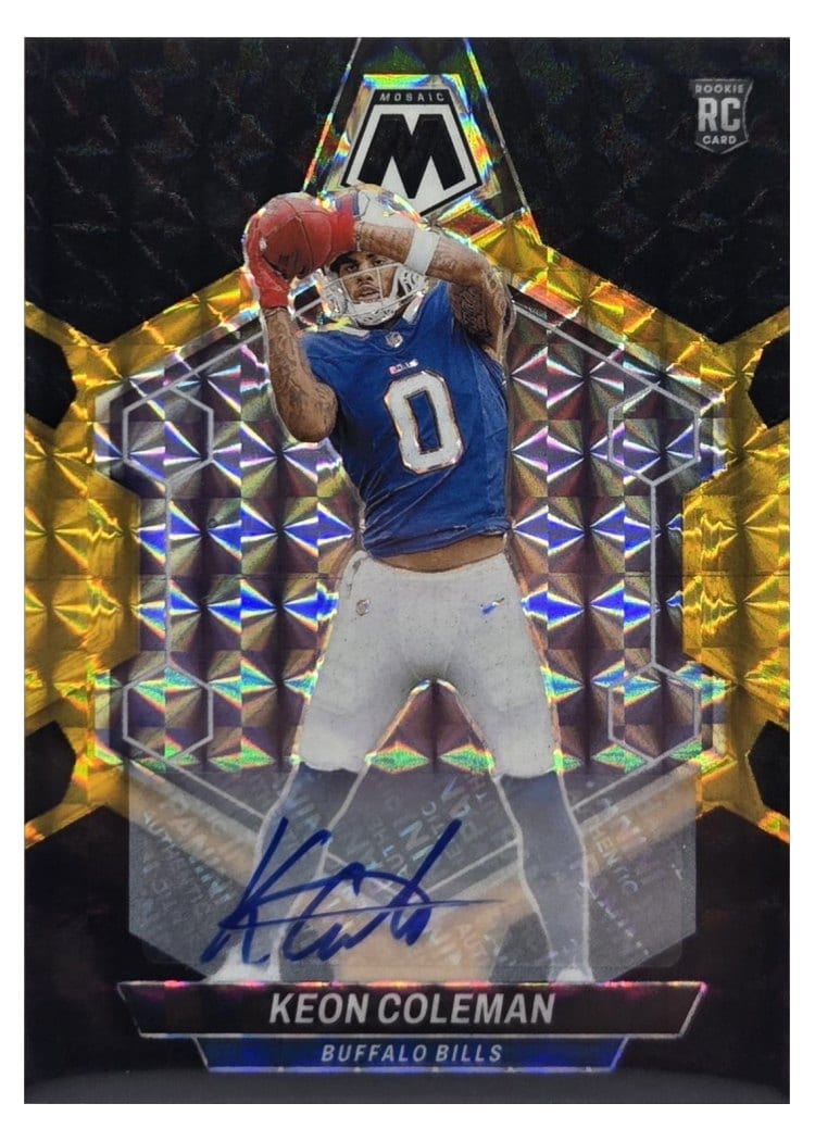 2024 Panini Mosaic Base Set Keon Coleman #333 card