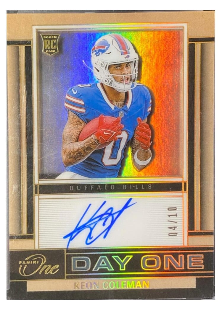 2024 Panini One Day One Autographs Keon Coleman #137 card