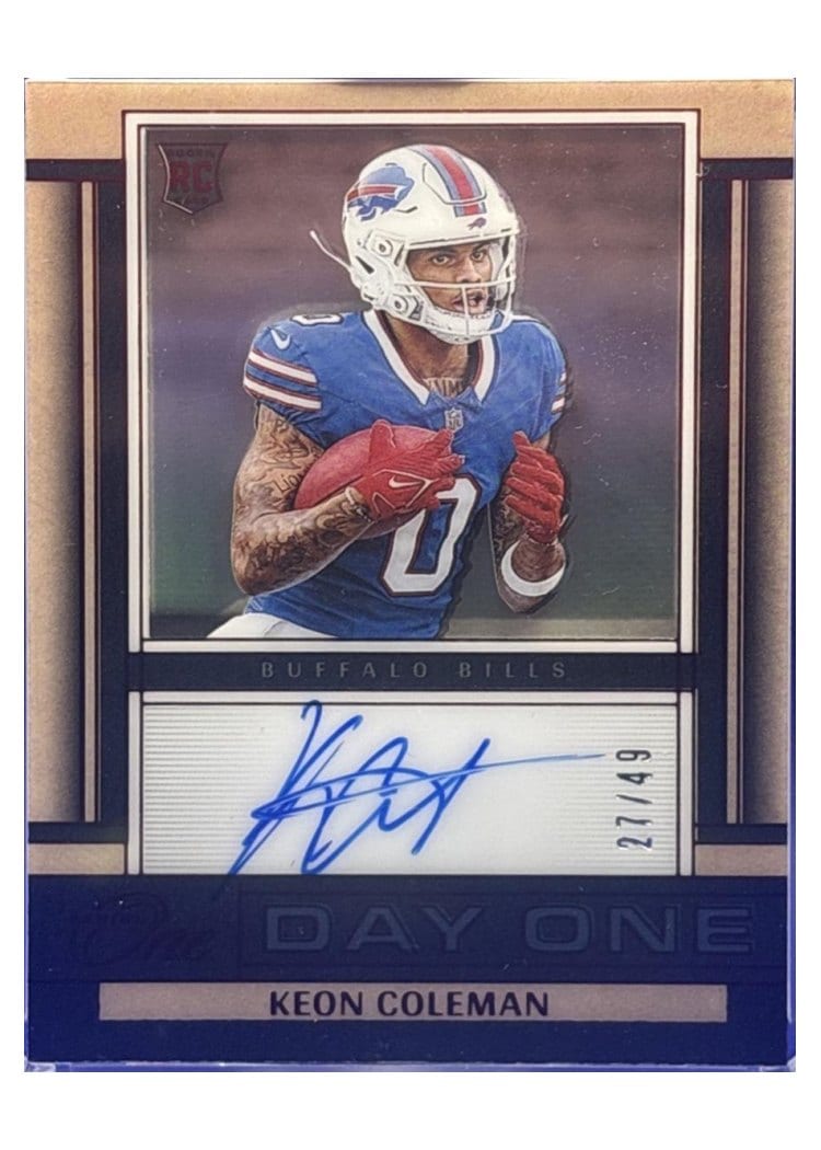 2024 Panini One Day One Autographs Keon Coleman #137 card