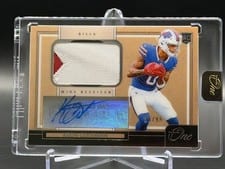 2024 Panini One Premium Rookie Patch Autographs Keon Coleman #116 card