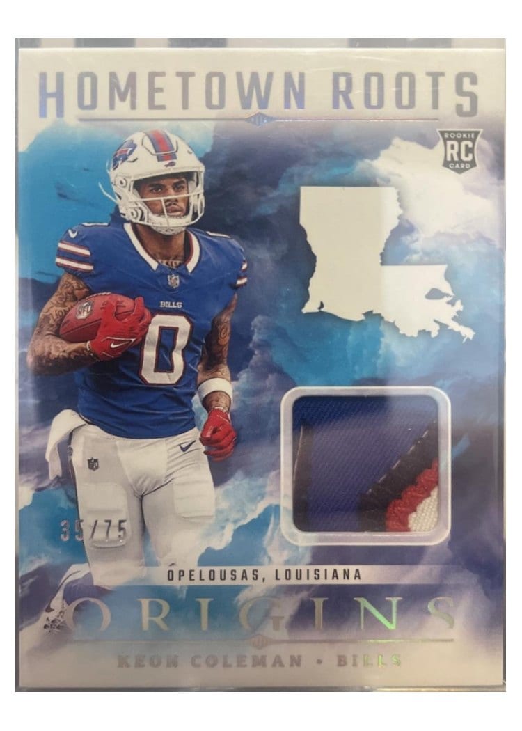 2024 Panini Origins Hometown Roots Relics Keon Coleman #HRO-KCO card