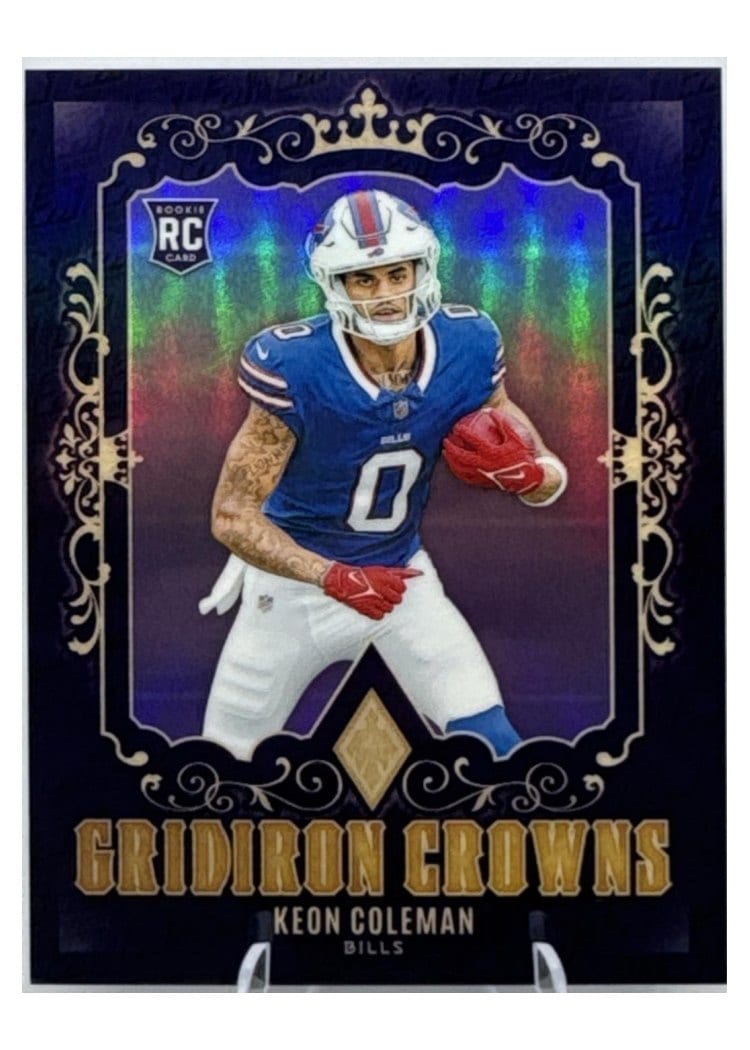 2024 Panini Phoenix Gridiron Crowns Keon Coleman #GC-KCN card