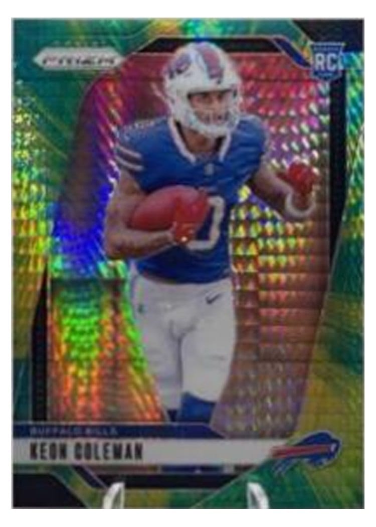 2024 Panini Prizm Base Set Keon Coleman #362 card