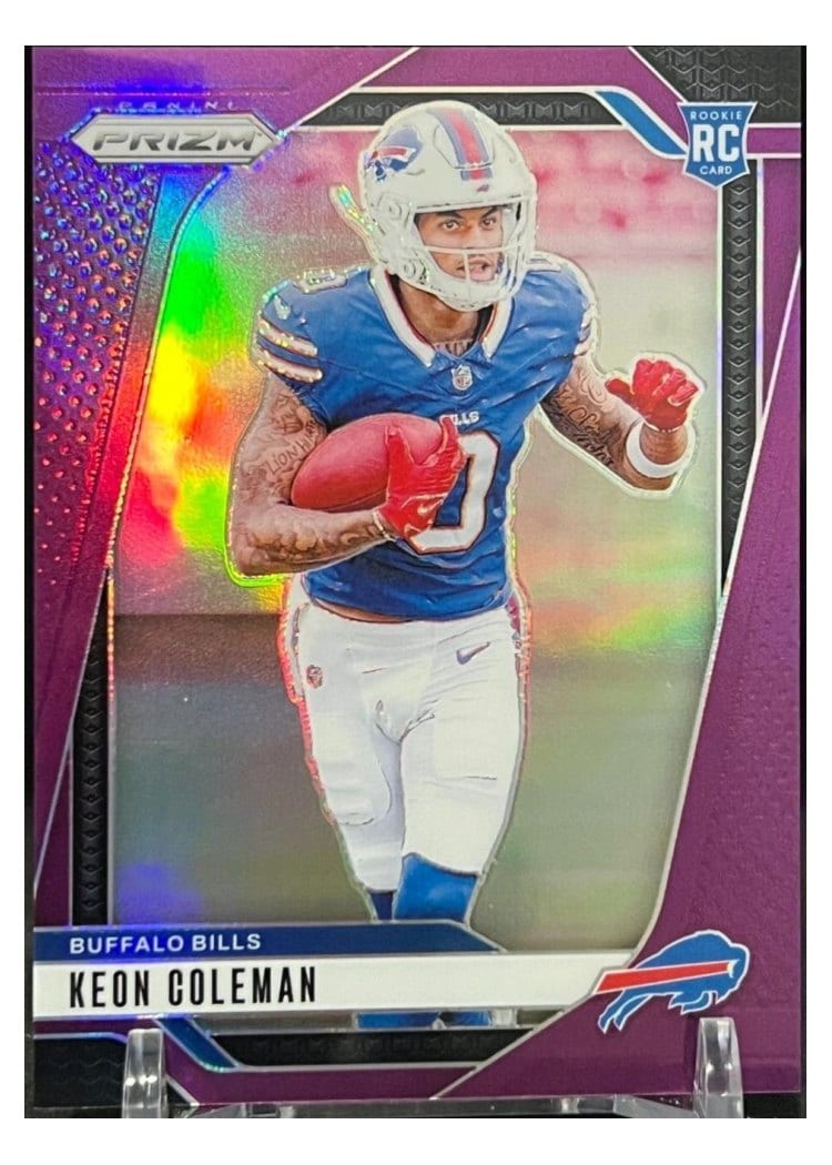 2024 Panini Prizm Base Set Keon Coleman #362 card