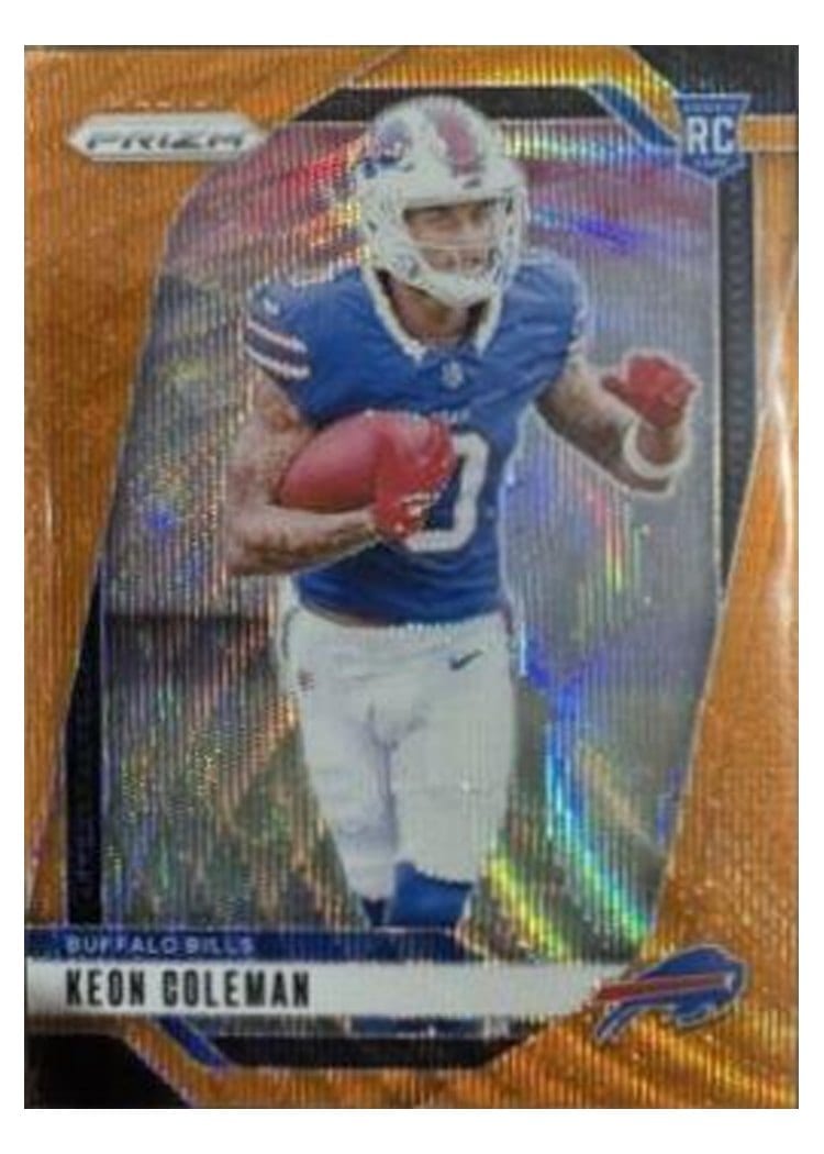 2024 Panini Prizm Base Set Keon Coleman #362 card