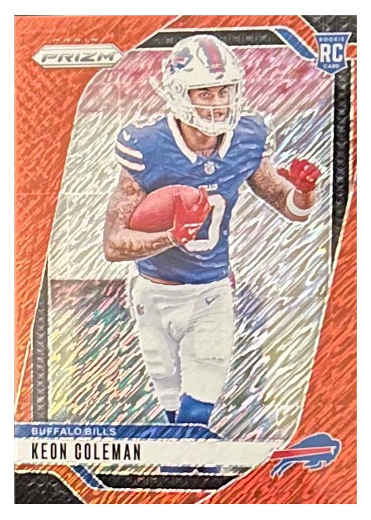 2024 Panini Prizm Base Set Keon Coleman #362 card