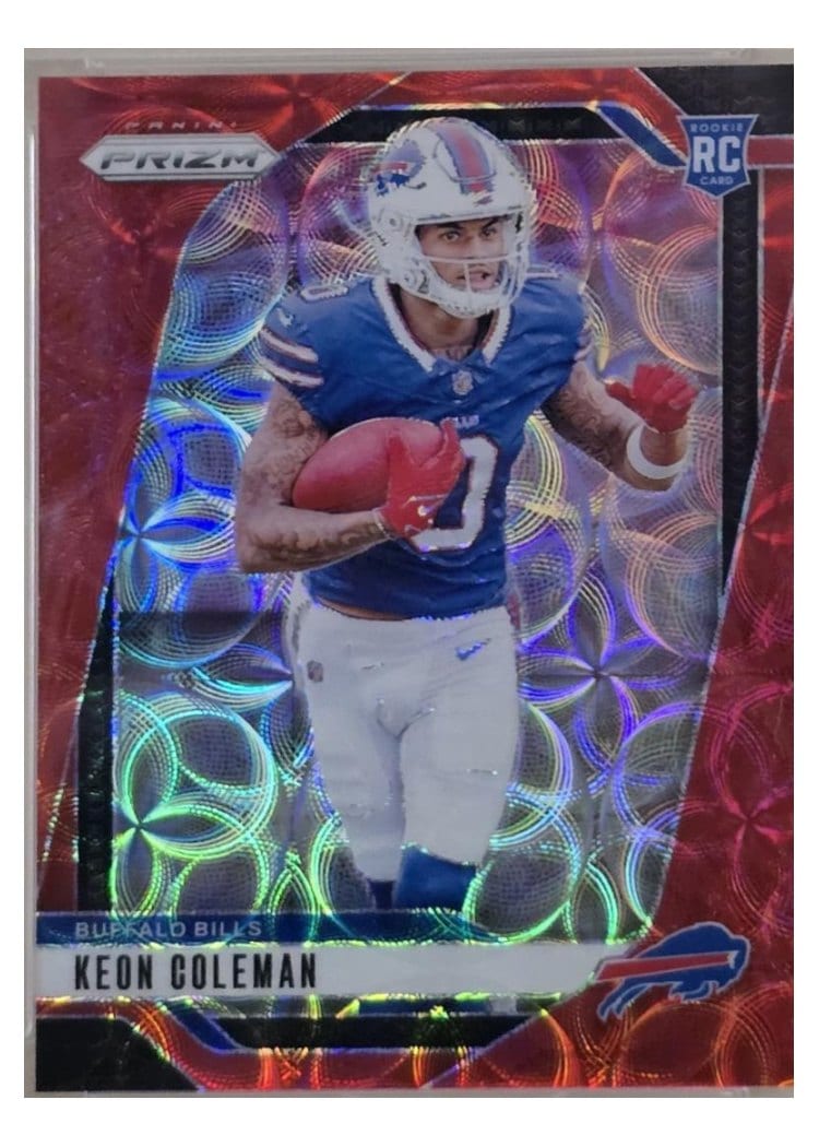 2024 Panini Prizm Base Set Keon Coleman #362 card