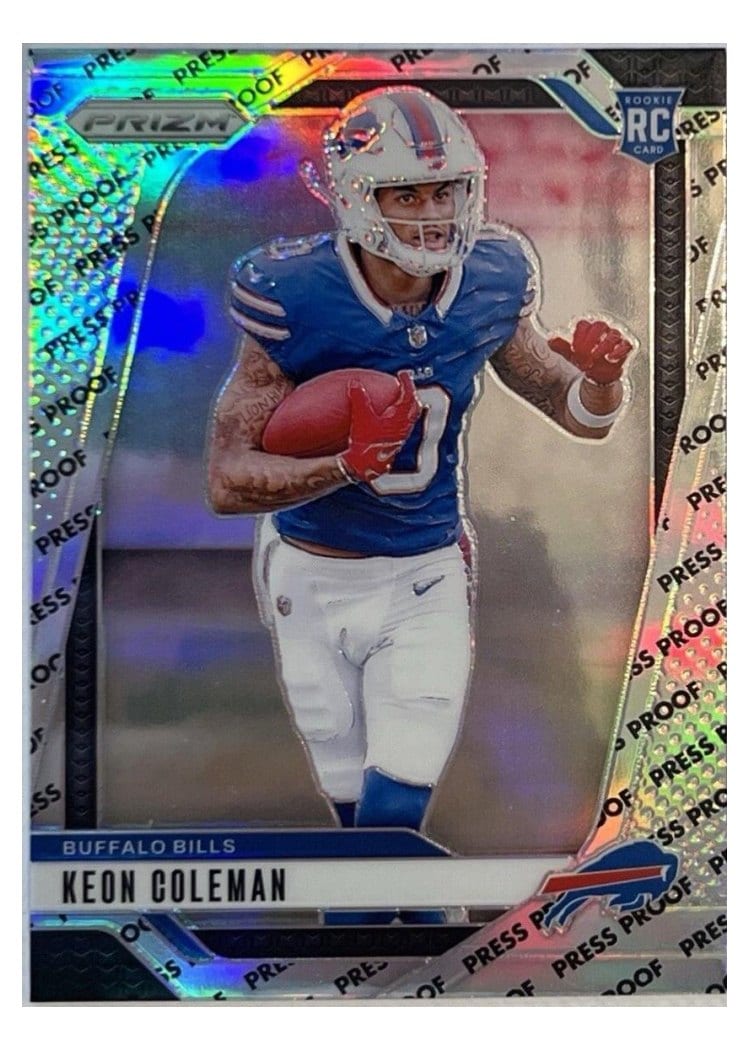 2024 Panini Prizm Base Set Keon Coleman #362 card