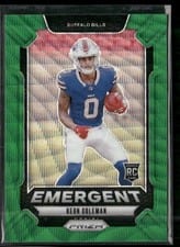 2024 Panini Prizm Emergent Keon Coleman #16 card
