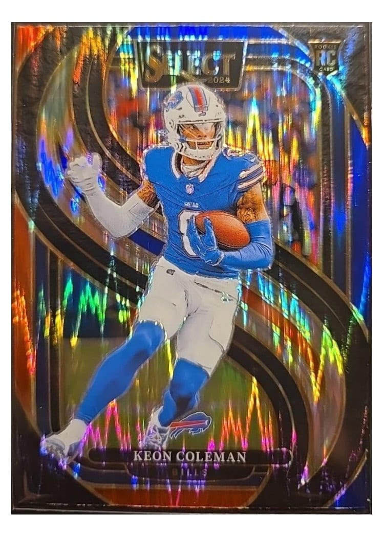 2024 Panini Select Base Set Keon Coleman Red Mojo #153 card