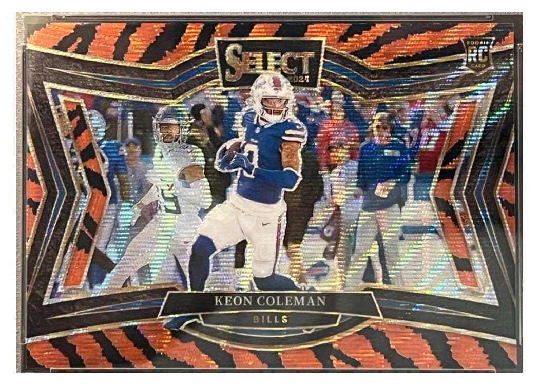 2024 Panini Select Base Set Keon Coleman #458 card