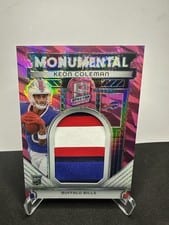 2024 Panini Spectra Monumental Memorabilia Keon Coleman #MM-KCN card