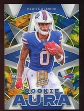 2024 Panini Spectra Rookie Autographs Keon Coleman #RA-KCN card