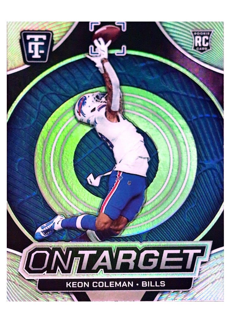 2024 Panini Totally Certified On Target Keon Coleman #7 card