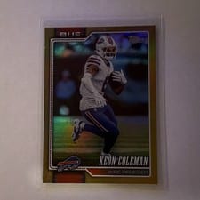2024 Topps Chrome 1974 Topps Football Keon Coleman #74TF-6 card