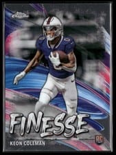 2024 Topps Chrome Finesse Keon Coleman #F-18 card