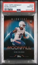 2024 Topps Midnight Moonfall Keon Coleman #M-15 card