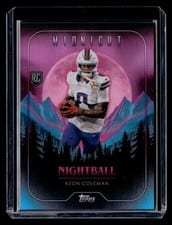 2024 Topps Midnight Nightball Keon Coleman #NB-3 card