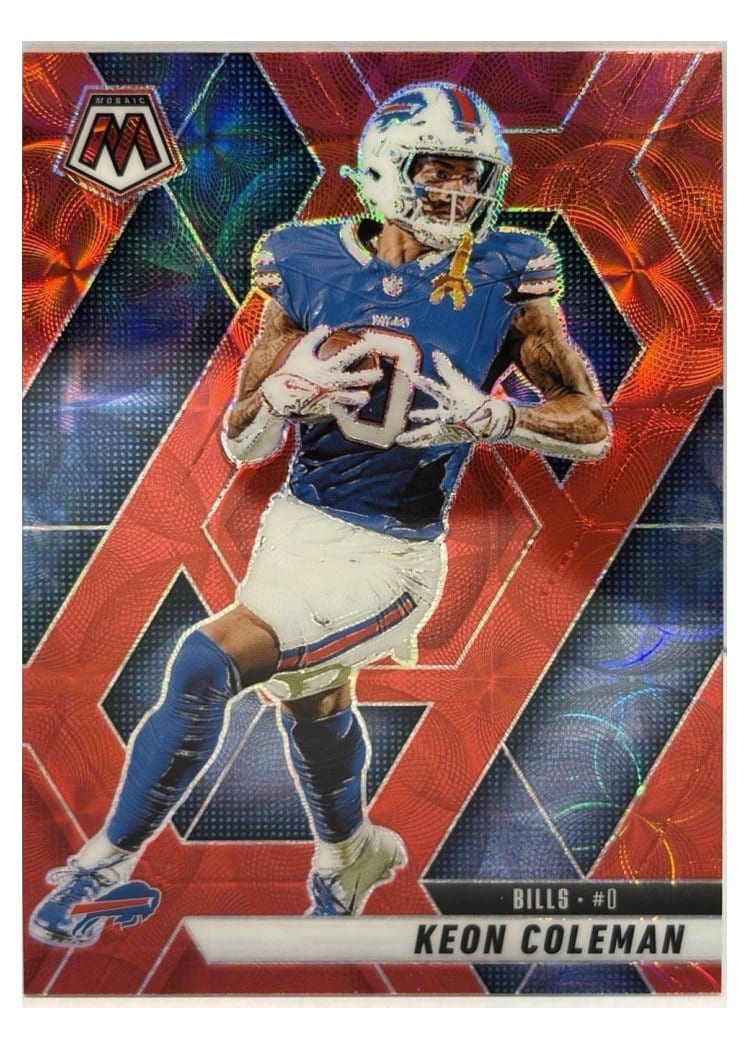 2025 Panini Mosaic Base Set Keon Coleman #146 card