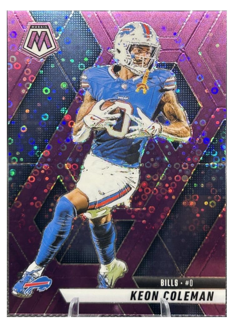 2025 Panini Mosaic Base Set Keon Coleman #146 card