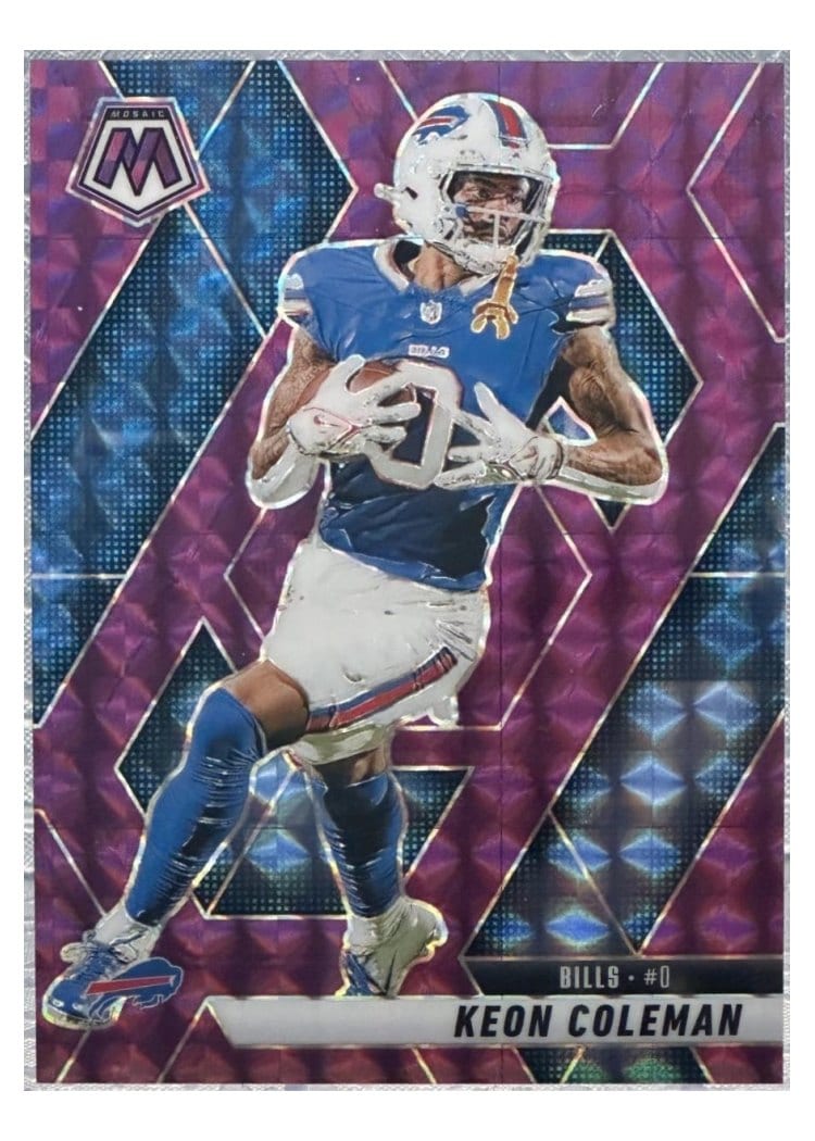 2025 Panini Mosaic Base Set Keon Coleman #146 card