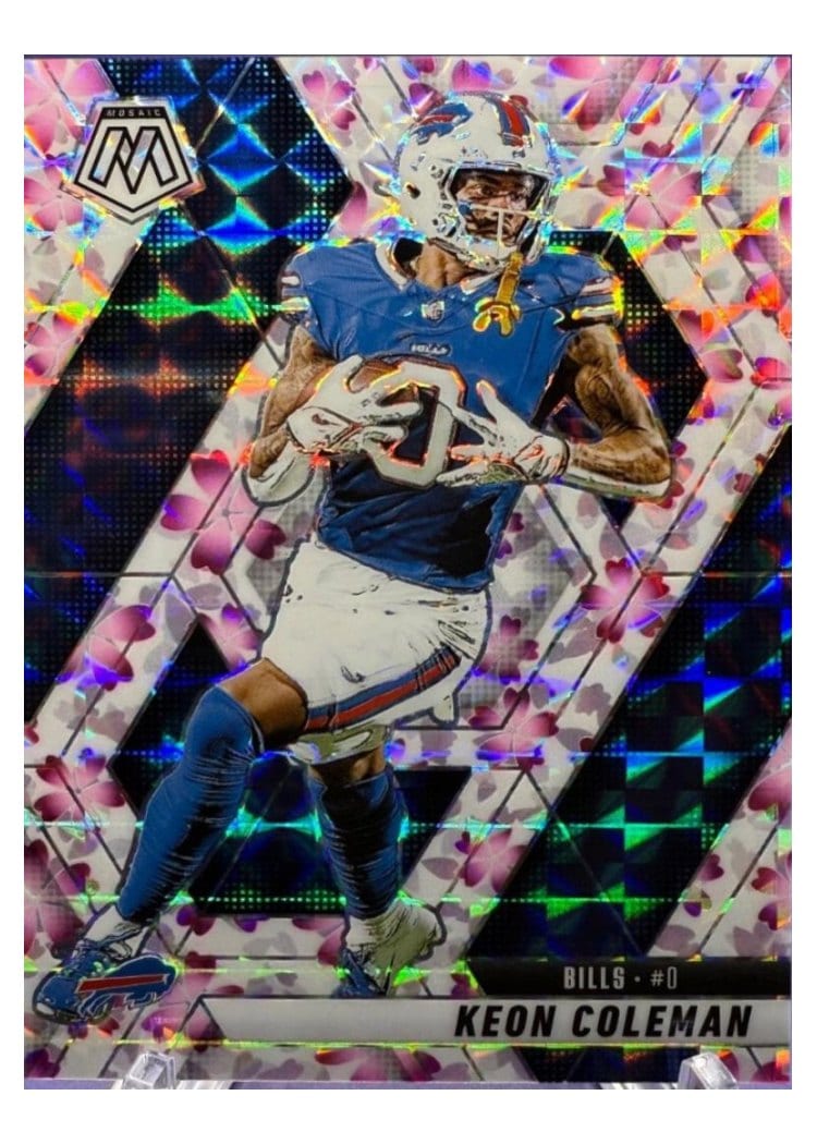 2025 Panini Mosaic Base Set Keon Coleman #146 card