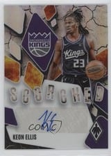 2023-24 Panini Phoenix Scorched Signatures Keon Ellis #SCS-KES card
