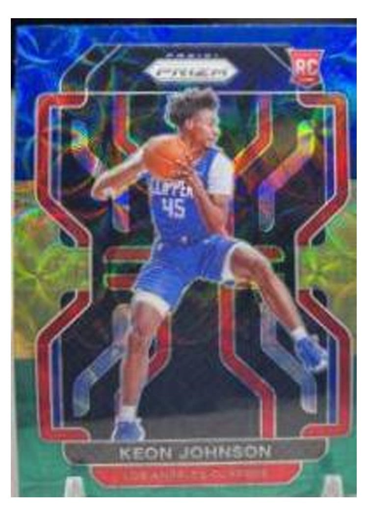 2021-22 Panini Prizm Base Set Keon Johnson #326 card
