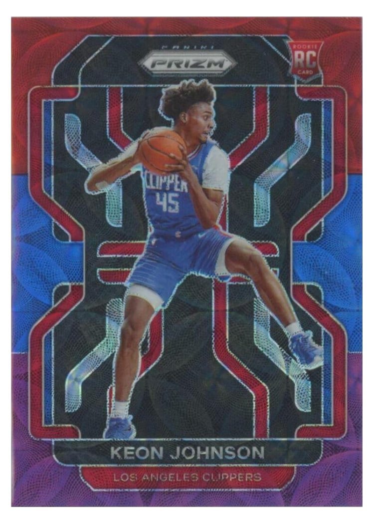 2021-22 Panini Prizm Base Set Keon Johnson #326 card