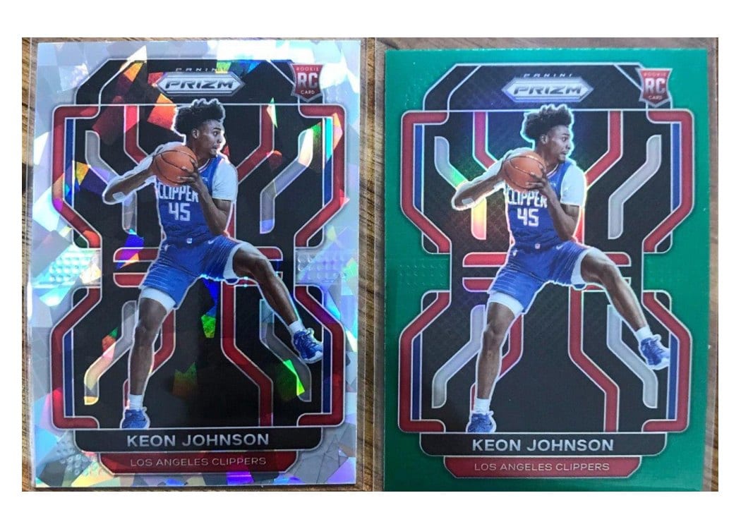 2021-22 Panini Prizm Base Set Keon Johnson #326 card