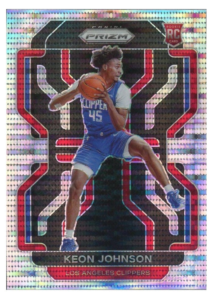 2021-22 Panini Prizm Base Set Keon Johnson #326 card