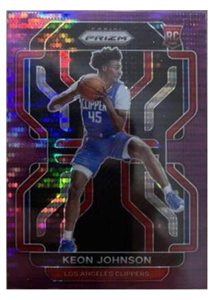2021-22 Panini Prizm Base Set Keon Johnson #326 card
