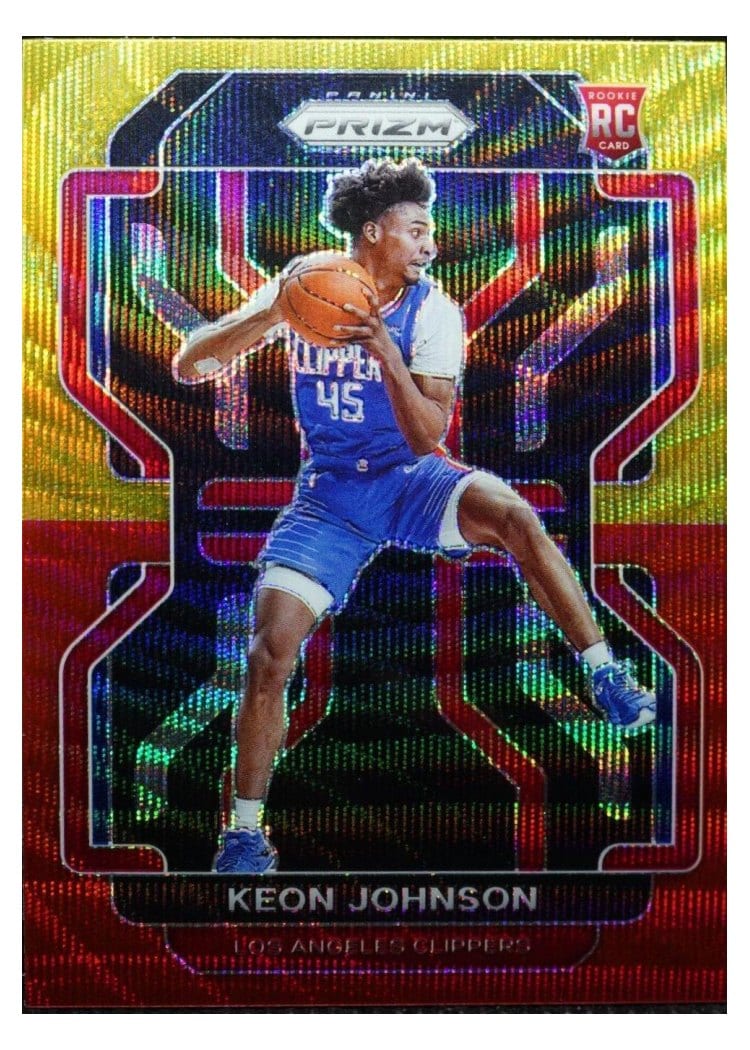 2021-22 Panini Prizm Base Set Keon Johnson #326 card