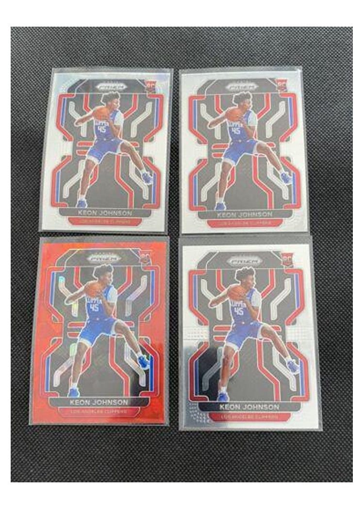 2021-22 Panini Prizm Base Set Keon Johnson #326 card