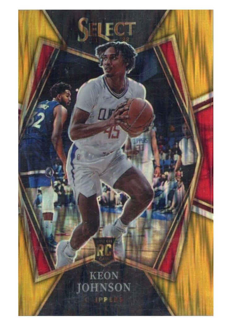 2021-22 Panini Select Base Set Keon Johnson #115 card