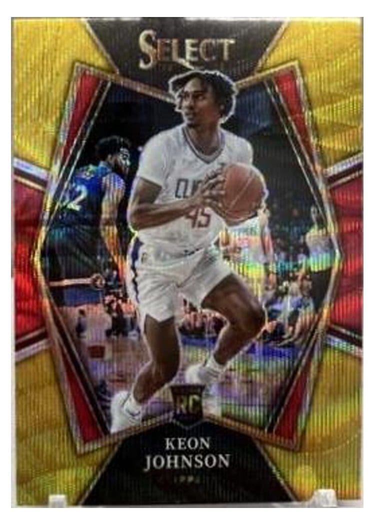 2021-22 Panini Select Base Set Keon Johnson #115 card
