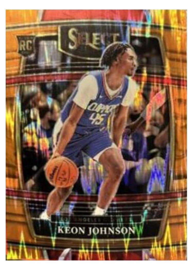 2021-22 Panini Select Base Set Keon Johnson #115 card