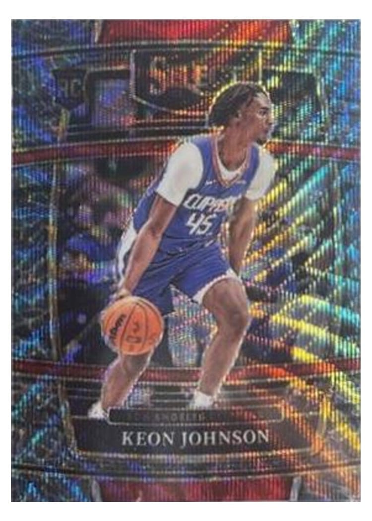 2021-22 Panini Select Base Set Keon Johnson #40 card