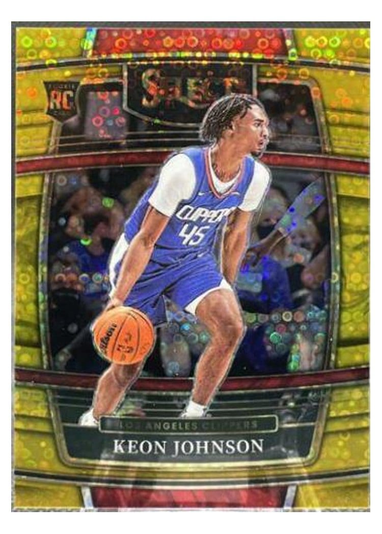 2021-22 Panini Select Base Set Keon Johnson #40 card