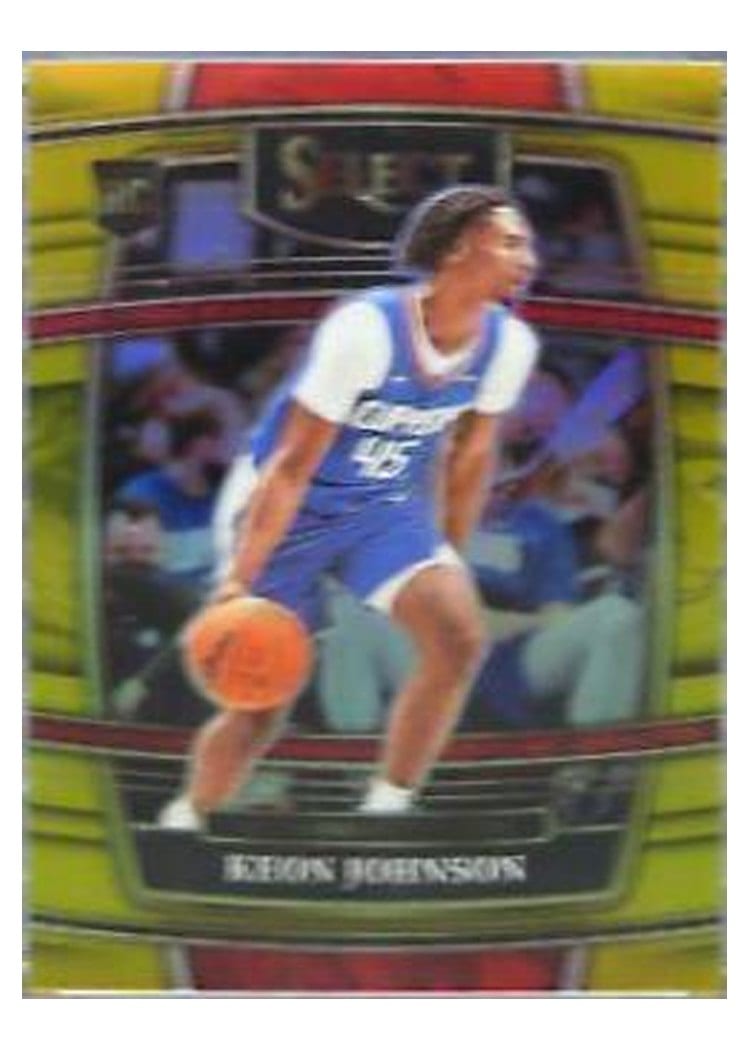 2021-22 Panini Select Base Set Keon Johnson #40 card