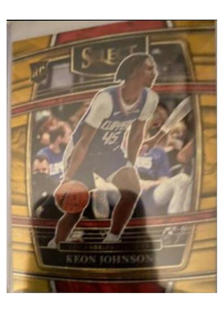 2021-22 Panini Select Base Set Keon Johnson #40 card