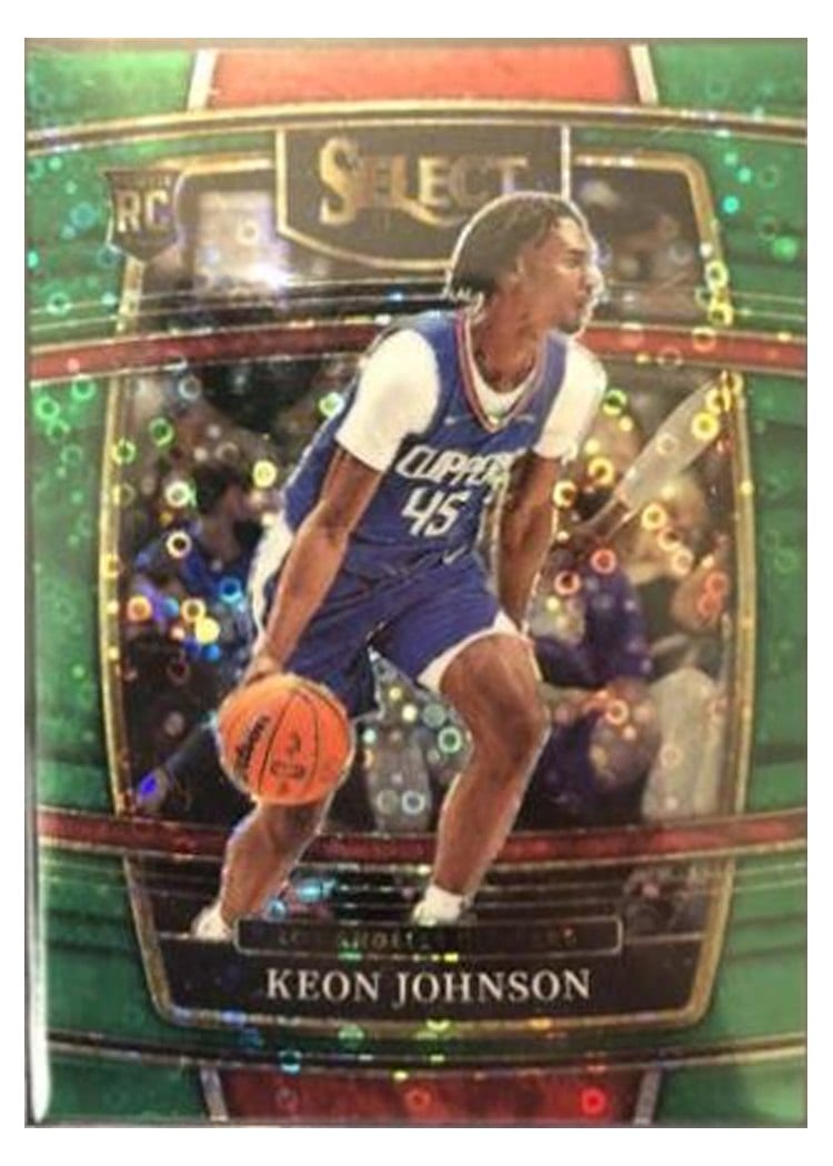 2021-22 Panini Select Base Set Keon Johnson #40 card
