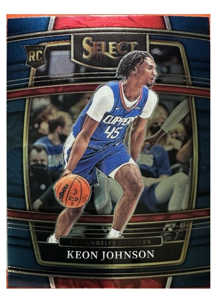 2021-22 Panini Select Base Set Keon Johnson #40 card