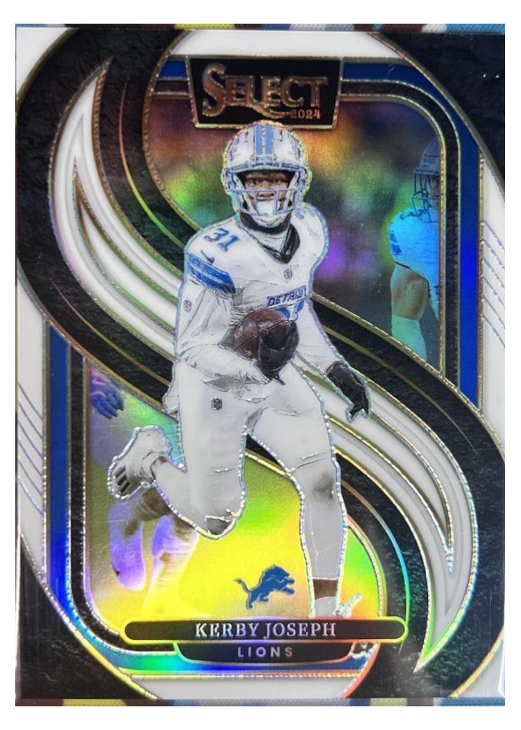 2024 Panini Select Base Set Kerby Joseph White Prizm #177 card