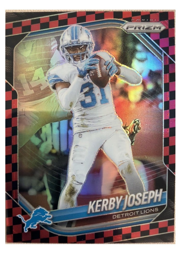 2025 Panini Prizm Base Set Kerby Joseph #41 card