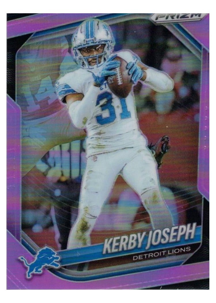 2025 Panini Prizm Base Set Kerby Joseph #41 card