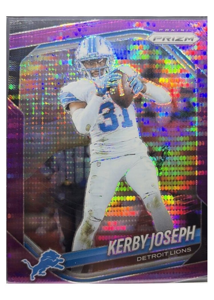 2025 Panini Prizm Base Set Kerby Joseph #41 card