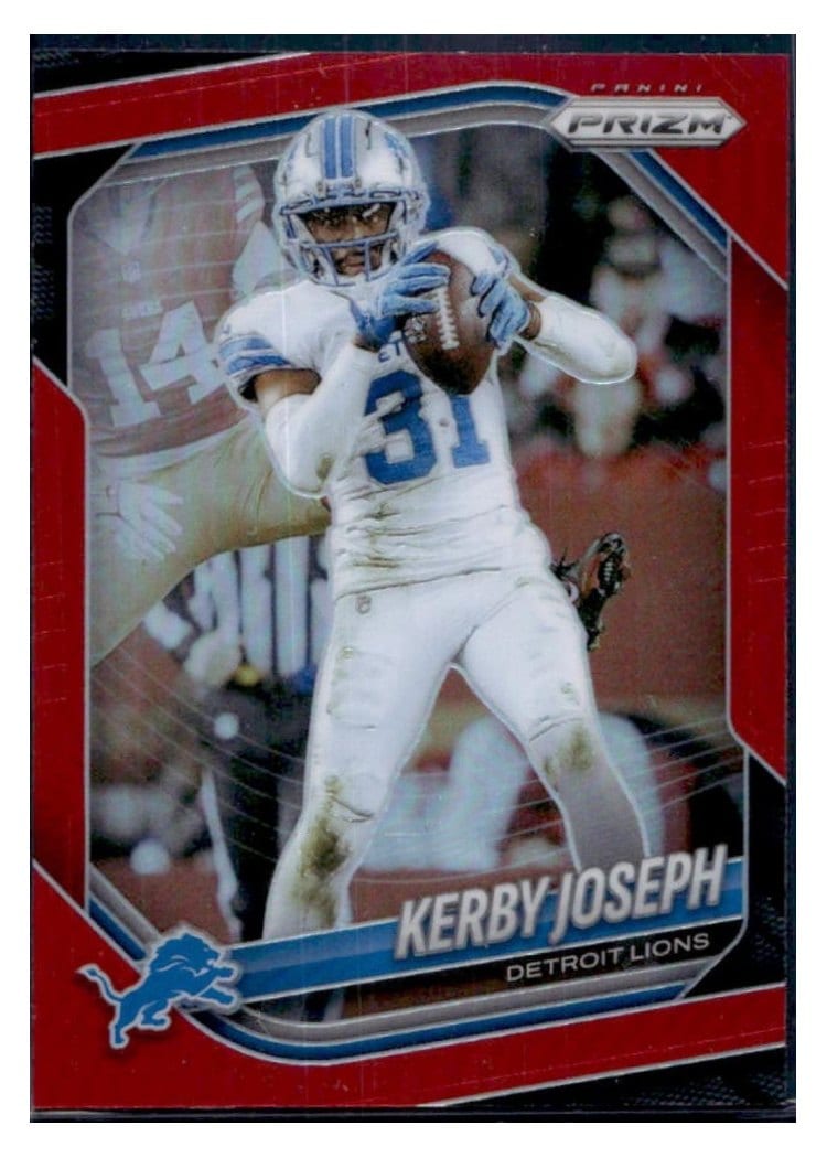 2025 Panini Prizm Base Set Kerby Joseph #41 card