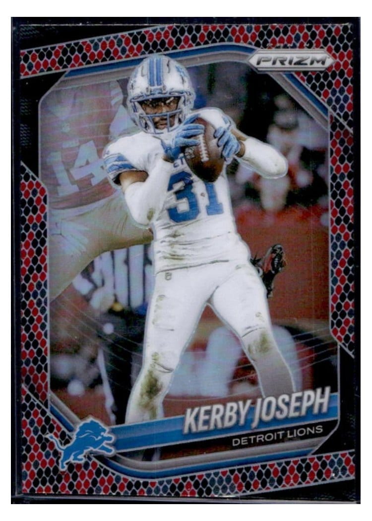 2025 Panini Prizm Base Set Kerby Joseph #41 card