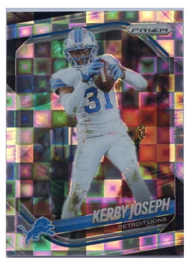 2025 Panini Prizm Base Set Kerby Joseph #41 card